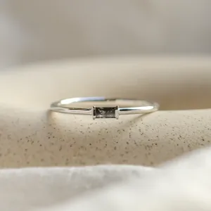 Ring in art deco style with salt'n'pepper diamond RODEO Thumbnail