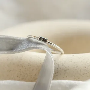 Ring in art deco style with salt'n'pepper diamond RODEO Thumbnail