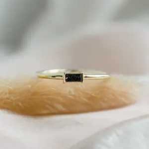 Ring in art deco style with salt'n'pepper diamond RODEO Thumbnail