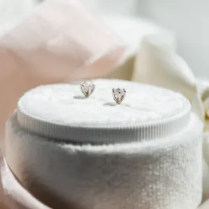 Gold earrings with morganite MAY Thumbnail