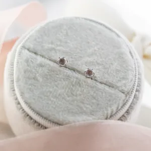 Gold earrings with morganite MAY Thumbnail