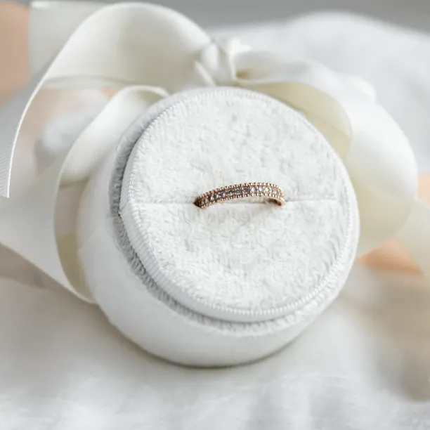 Unusual eternity ring with diamonds PERSEFONA Image