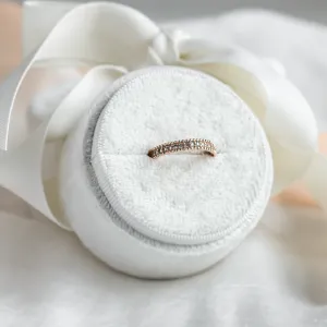 Unusual eternity ring with diamonds PERSEFONA Thumbnail