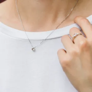 Morganite in gold necklace DAISY Thumbnail