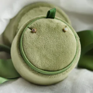 Minimalist salt and pepper diamond earrings ANISE Thumbnail