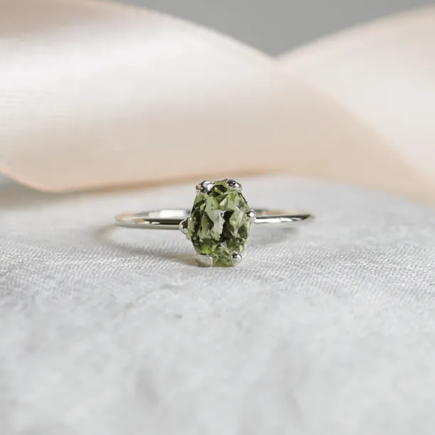 Gold ring with lemon quartz SORRENTO Image