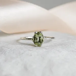 Gold ring with lemon quartz SORRENTO Thumbnail