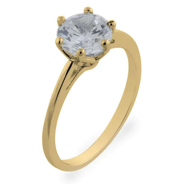 Luxury engagement ring with lab grown diamond OLLAF Image