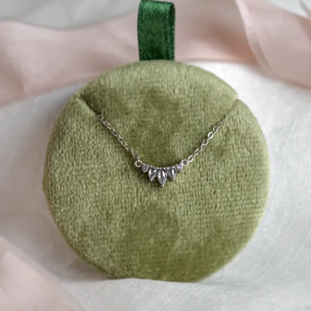 Gold salt and pepper diamond necklace PAVONE Image