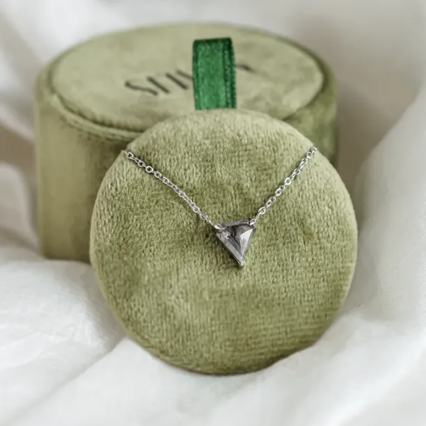 Gold necklace with superman salt and pepper diamond CANBERRA Image