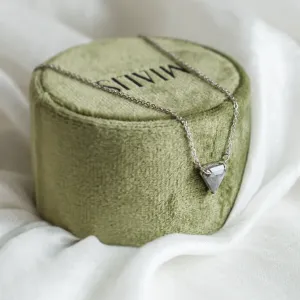 Gold necklace with superman salt and pepper diamond CANBERRA Thumbnail