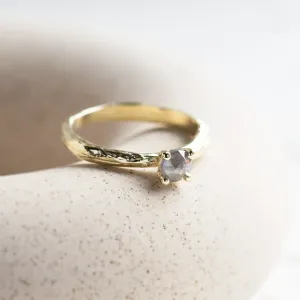 Branch ring with salt and pepper diamond DREMO Thumbnail