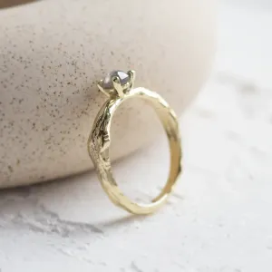 Branch ring with salt and pepper diamond DREMO Thumbnail