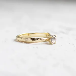 Branch ring with salt and pepper diamond DREMO Thumbnail