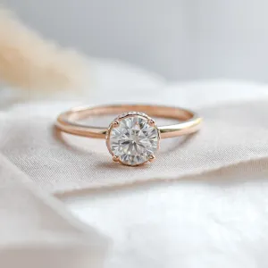 Luxury engagement ring with moissanites TANIA Thumbnail