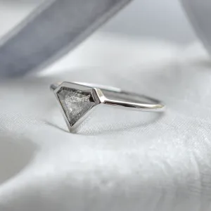Gold ring with superman salt and pepper diamond HERO Thumbnail
