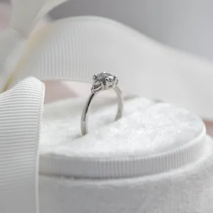 Unique engagement ring with salt and pepper diamonds AURE Thumbnail
