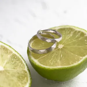 Hammered wedding rings BRITTON Thumbnail