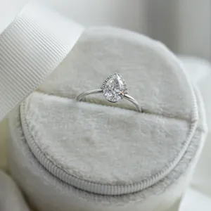 Luxury engagement set with moissanites KIMBER Thumbnail