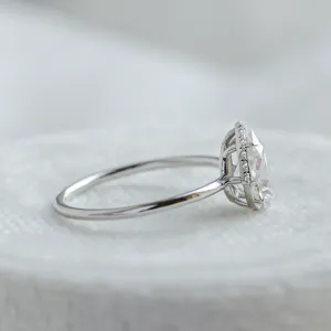 Luxury engagement set with moissanites KIMBER Thumbnail