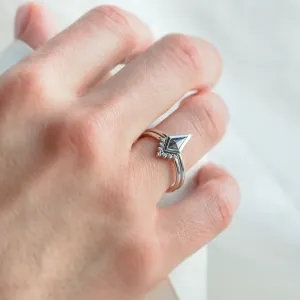 Diamond curved wedding ring REGGIANA Thumbnail