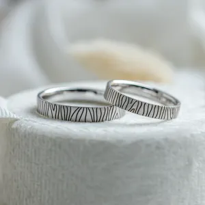 Original wedding rings with patterns BRASIL Thumbnail