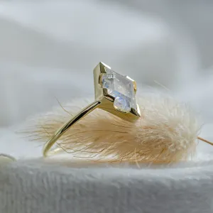 Engagement ring with kite moonstone SABINA Thumbnail