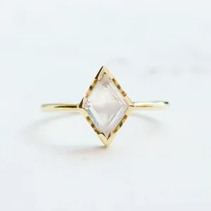 Engagement ring with kite moonstone SABINA