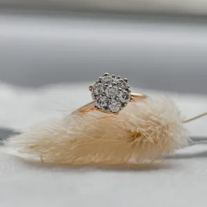 Luxury engagement ring full of moissanites CECILIA Thumbnail