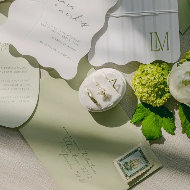 Elegant ring with hexagon moissanite DUKE Image