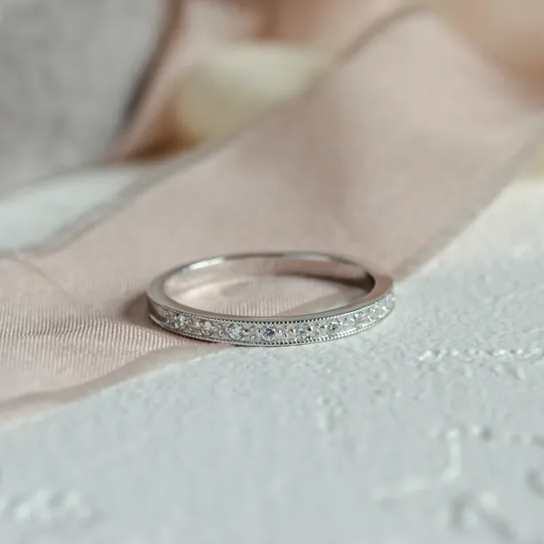 Vintage eternity diamond ring ANTICA Image