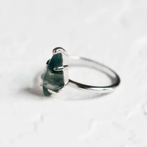 Ring with kite moss agate SAMUEL Thumbnail