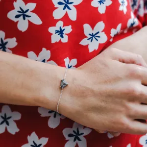 Unusual bracelet with rutilated quartz POLLY Thumbnail