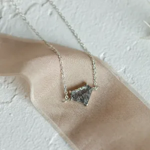 Unusual bracelet with rutilated quartz POLLY Thumbnail