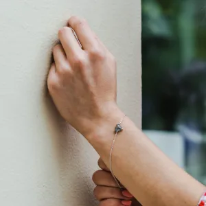 Unusual bracelet with rutilated quartz POLLY Thumbnail