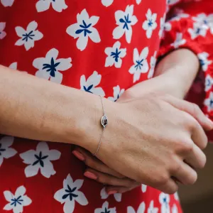 Gold bracelet with salt and pepper diamond WILLI Thumbnail