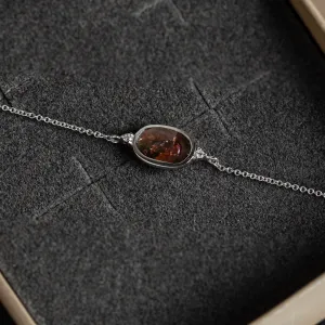 Gold bracelet with salt and pepper diamond WILLI Thumbnail