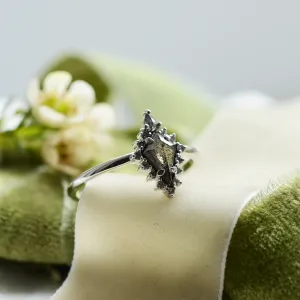 Original ring with salt'n'pepper diamond DOME Thumbnail