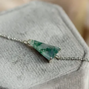 Gold bracelet with tringle moss agate VANYAR Thumbnail