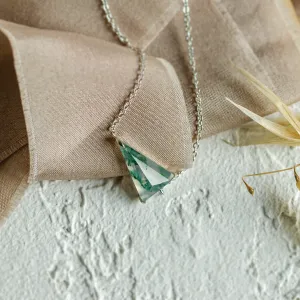 Gold bracelet with tringle moss agate VANYAR Thumbnail