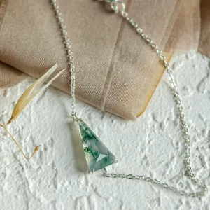 Gold bracelet with tringle moss agate VANYAR Thumbnail