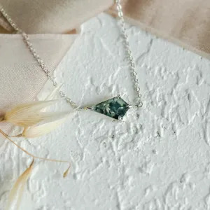 Gold bracelet with moss agate TELERI Thumbnail