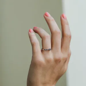 Soliter engagement ring with salt'n'pepper diamond GOTTARDO Thumbnail