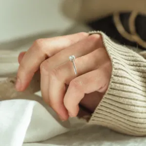 Classic engagement ring with lab-grown diamond STAMO Thumbnail