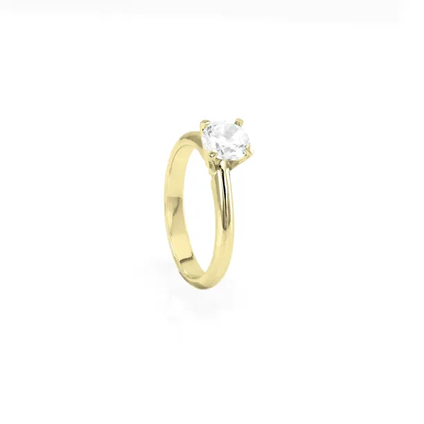Elegant engagement ring with 0.5ct lab-grown diamond VEITAS Image