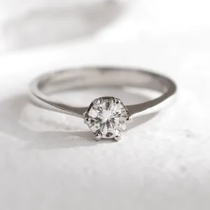 Engagement ring with 0.5ct lab grown diamond FLOREA Thumbnail