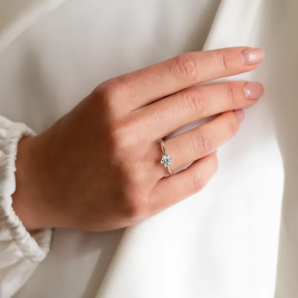 Engagement ring with 0.5ct lab grown diamond TRINIE Image