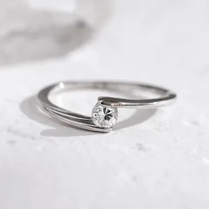 Elegant engagement ring with lab-grown diamond HELSO Thumbnail