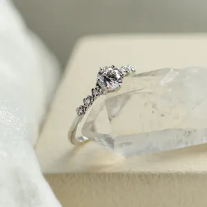 Romantic engagement diamond ring MIZI Thumbnail