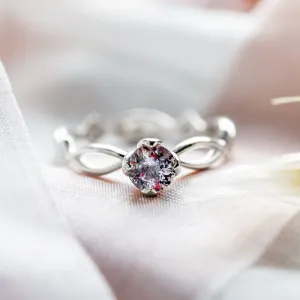 Lepidocrocite and diamonds in ring QUEENSLAND Thumbnail